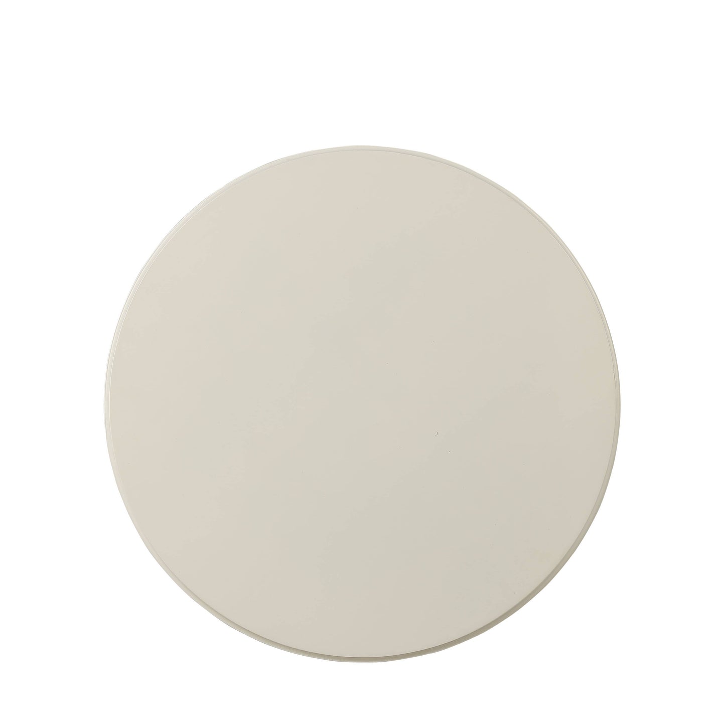 Round Accent Table White