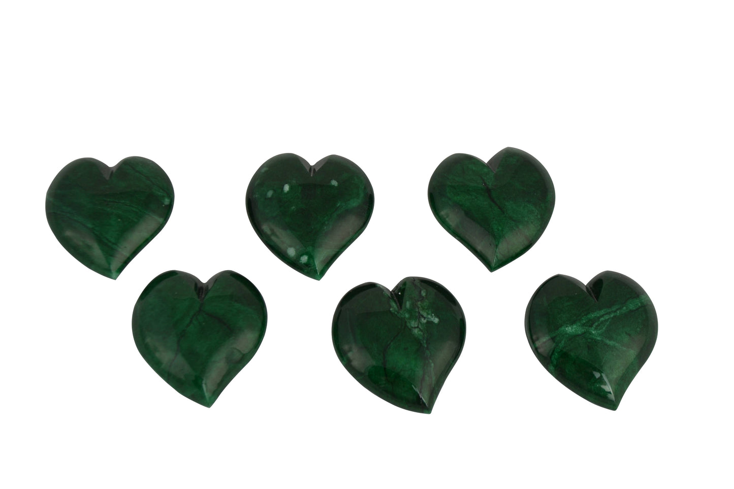 Green Alabaster Heart