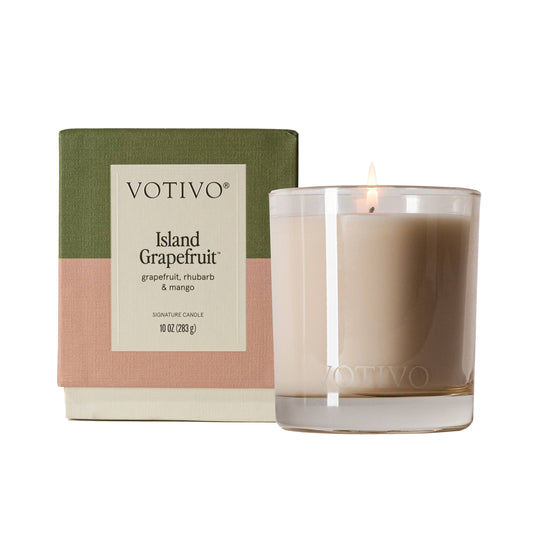 Island Grapefruit 10 oz. Signature Candle | Summer Candle