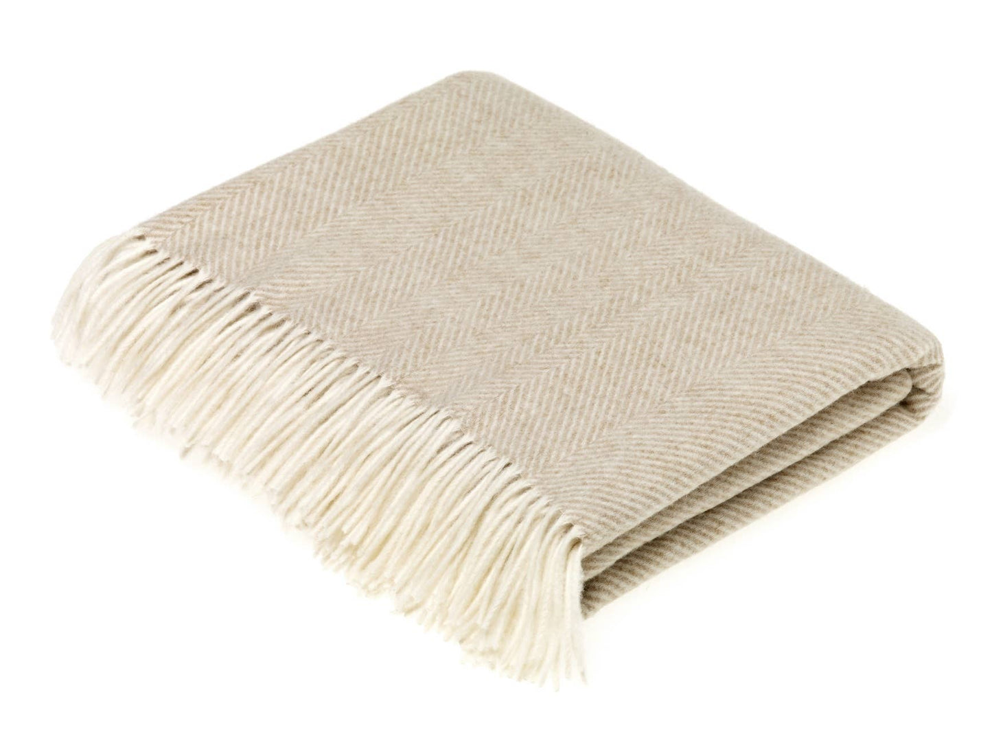Merino Lambswool Throws - Aqua