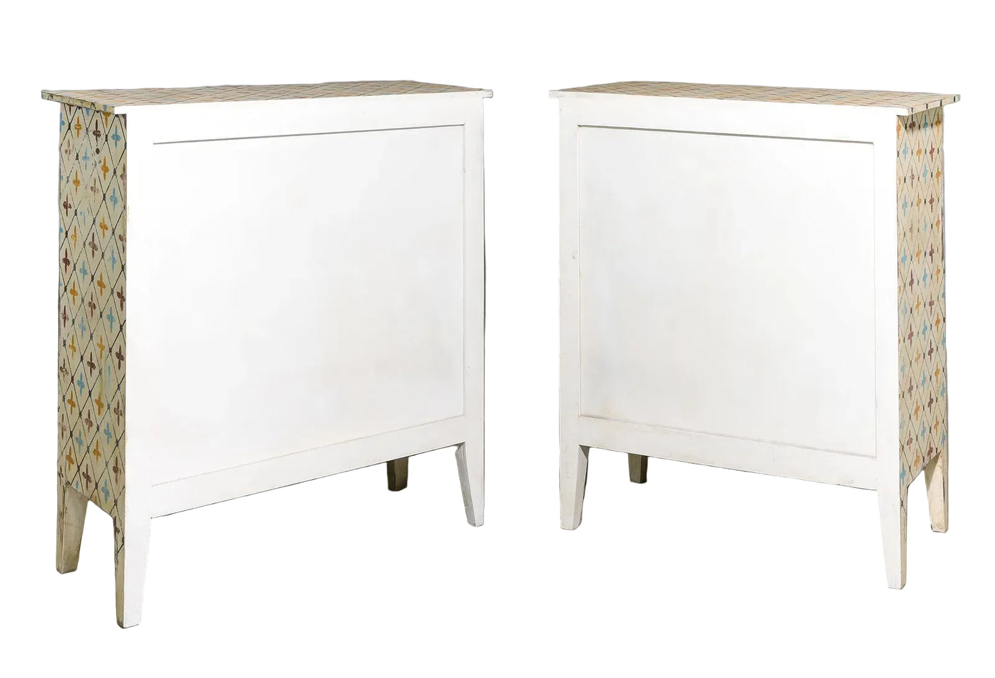 European Style Painted Three Drawer Chest
