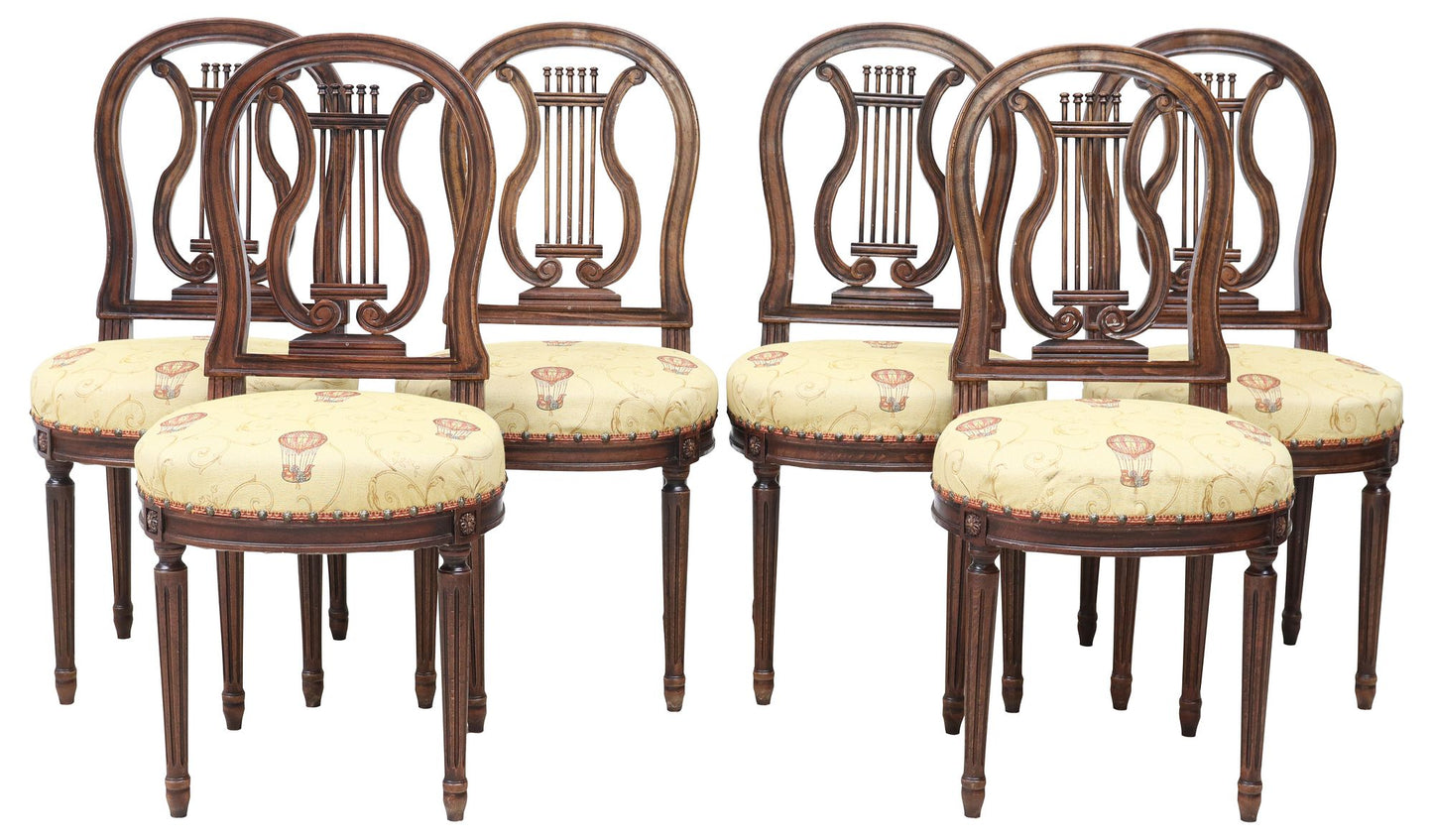 Antique Louis XVI Mahogany Chairs
