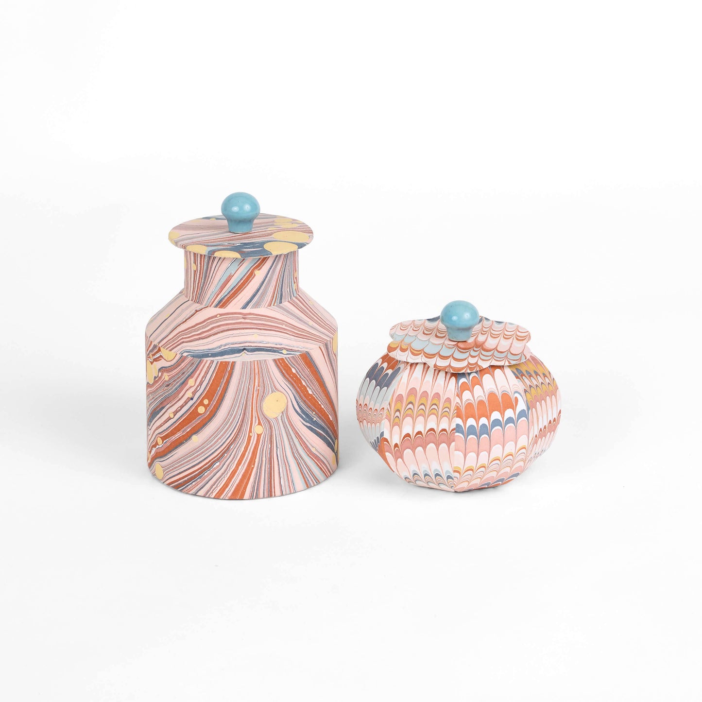 Marbled Dolium Jar - TWILIGHT MOUNTAIN