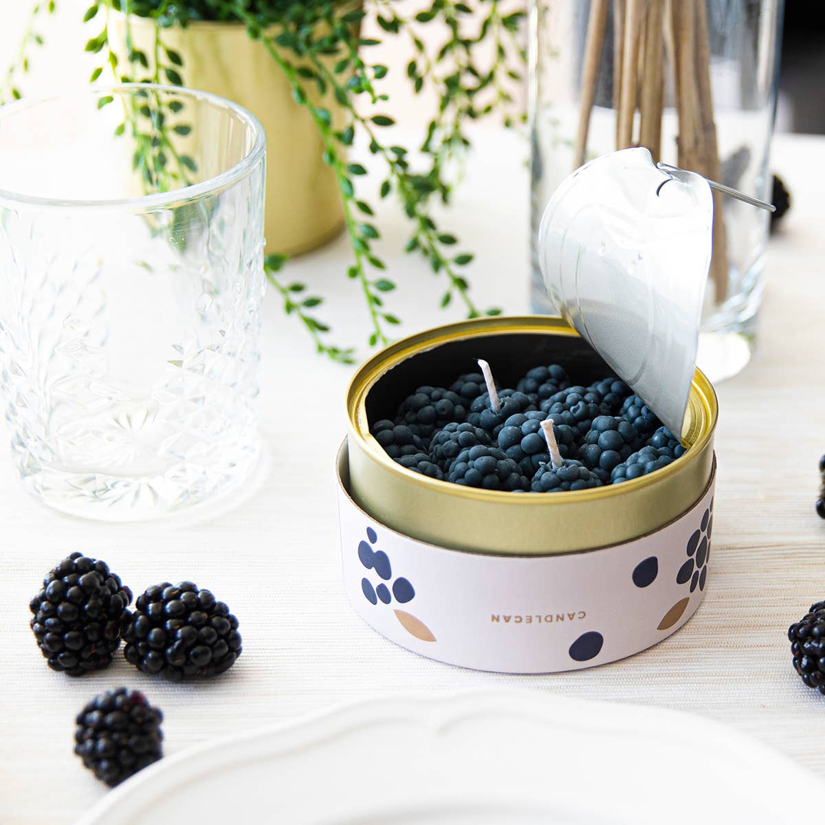 CandleCan Tin Candle - Blackberry (Scented)