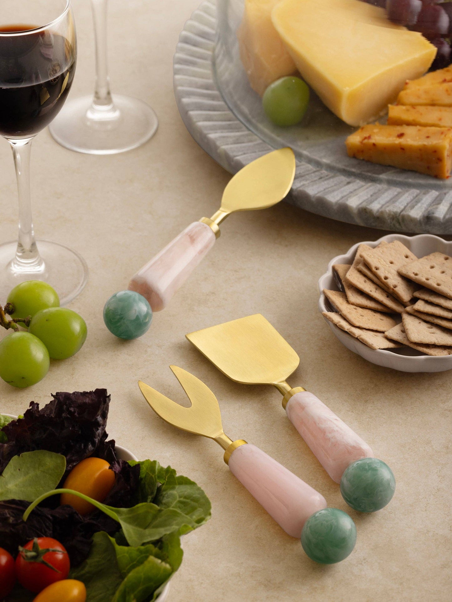 Copenhagen Cheese Knives, Set of 3