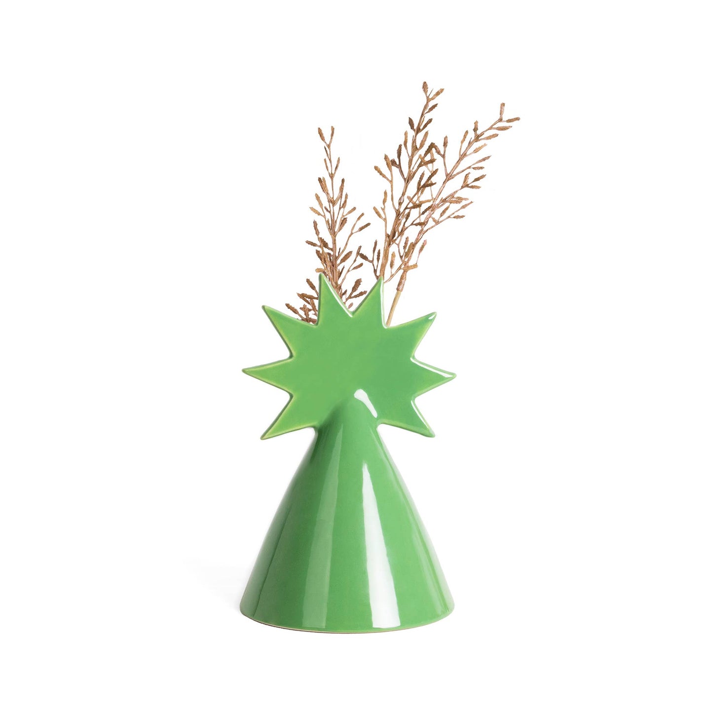 Green Ceramic Vase