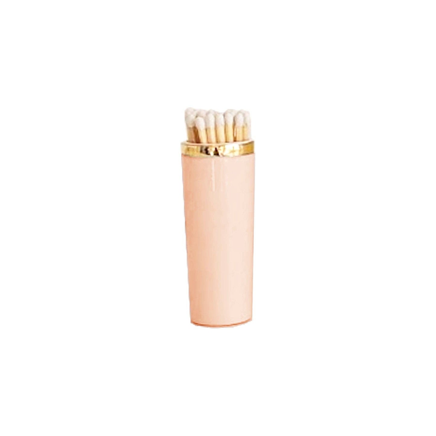 Solid Match Holder/ Striker with Gold Accent: French Blue