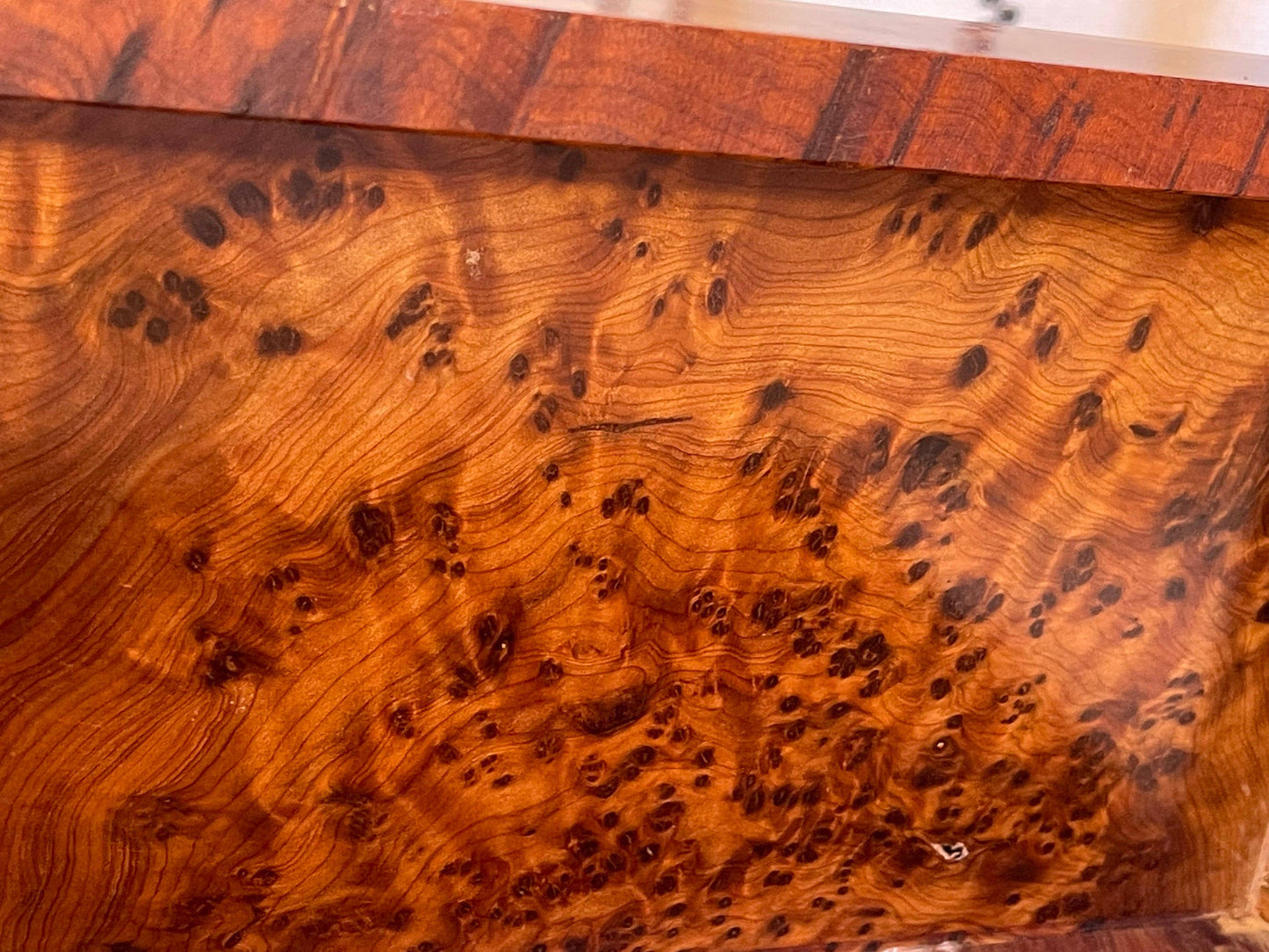 Burl Wooden Keepsake Box