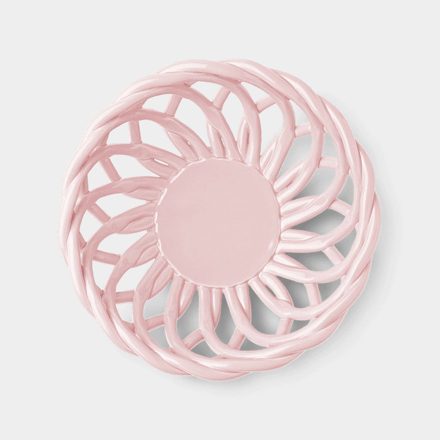 Sicilia Ceramic Basket - Small: Pink
