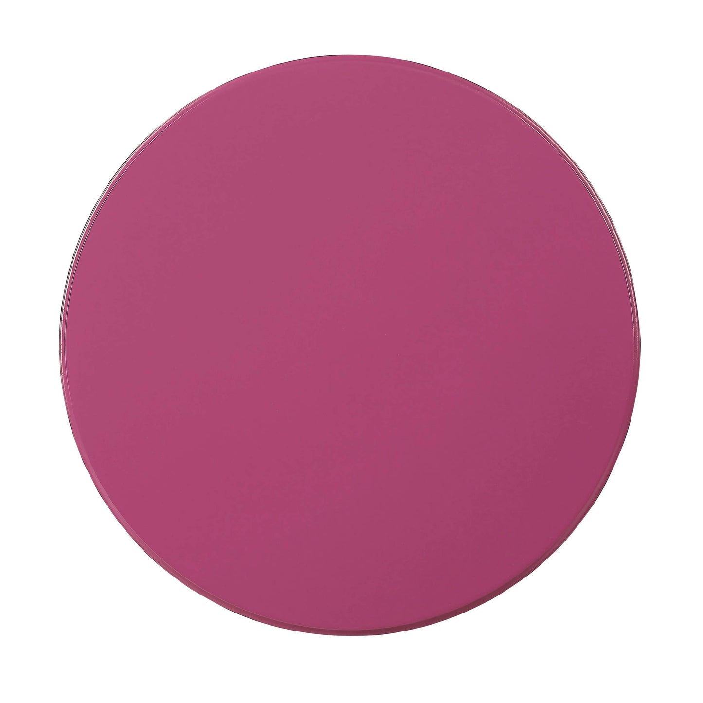 Round Accent Table Purple