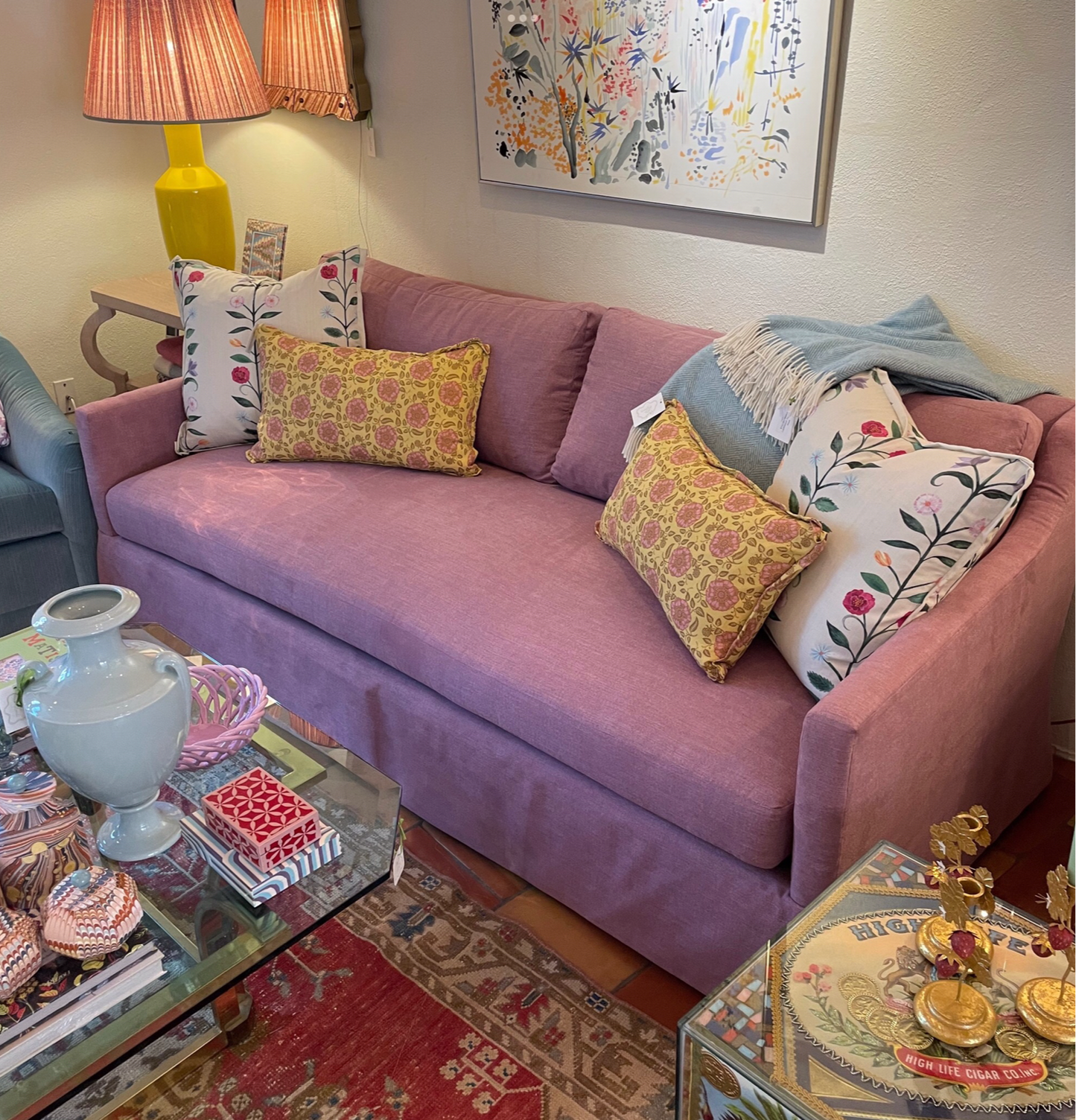 Performance Lavender Sofa