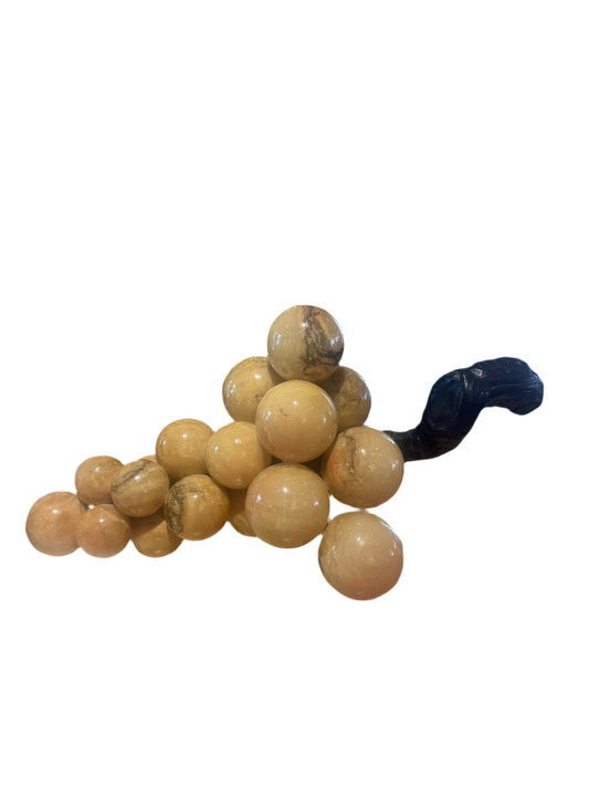 Vintage Italian Alabaster Grapes
