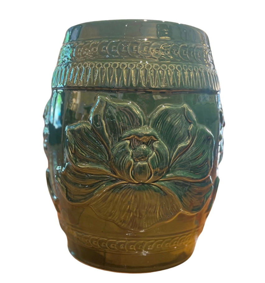 Green Ceramic Stool
