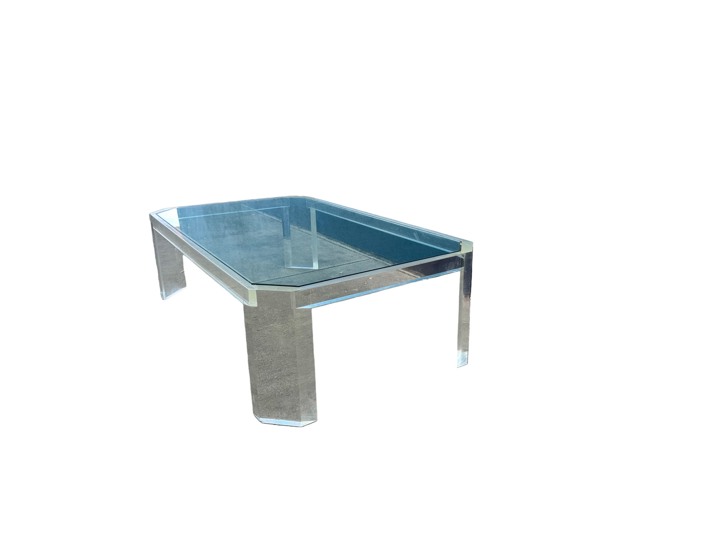 Vintage Acrylic Coffee Table