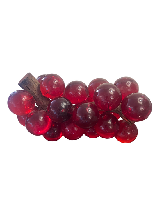 Large Red Vintage Grapes Cluster