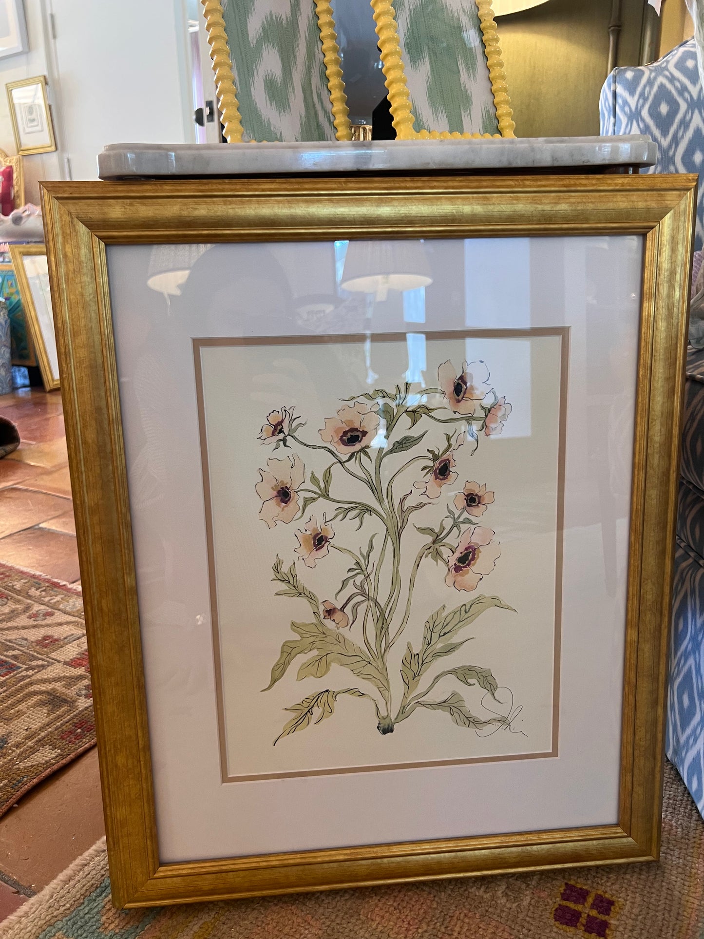 Slipper & Sage Botanical Print