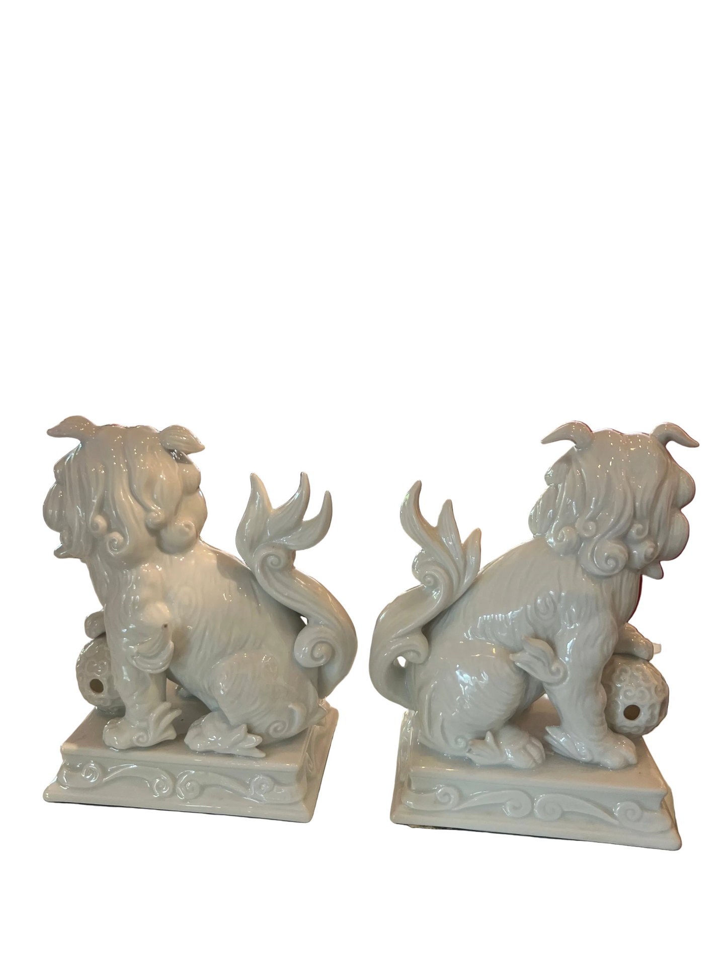 Vintage Pair of Ceramic Foo Dogs