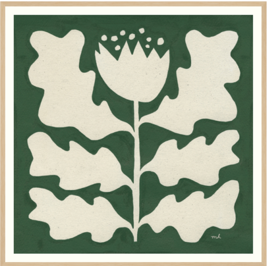 Delighted Emerald-Framed