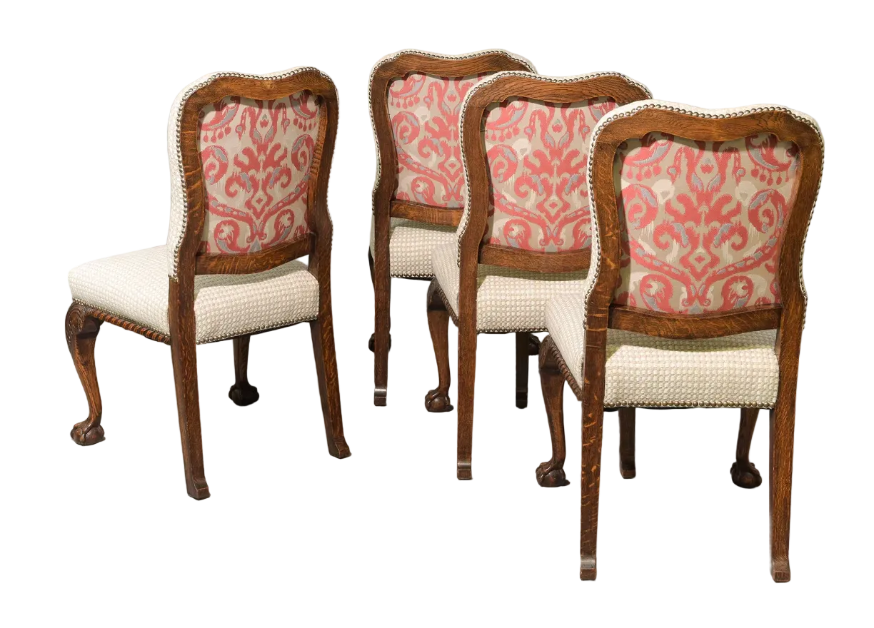 Chippendale Style Upholstered Dining Chair