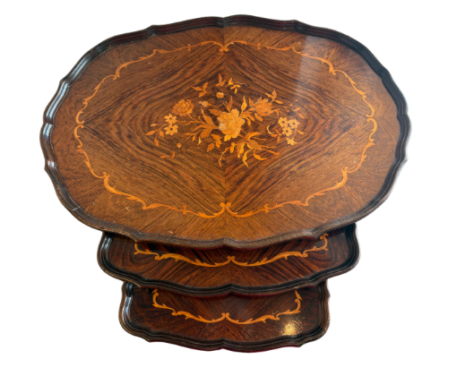 Queen Anne Style Antique Nesting Tables