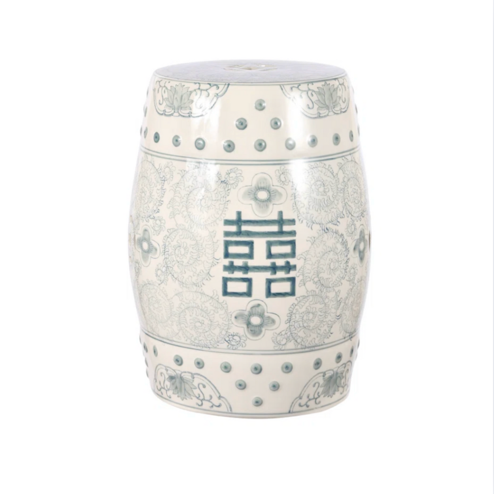Sage Ceramic Stool