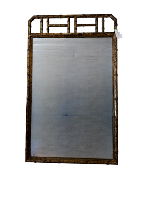 Vintage Bamboo Style Mirror