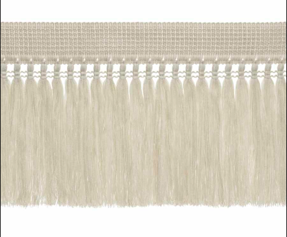 Brown Sofa with Fringe
