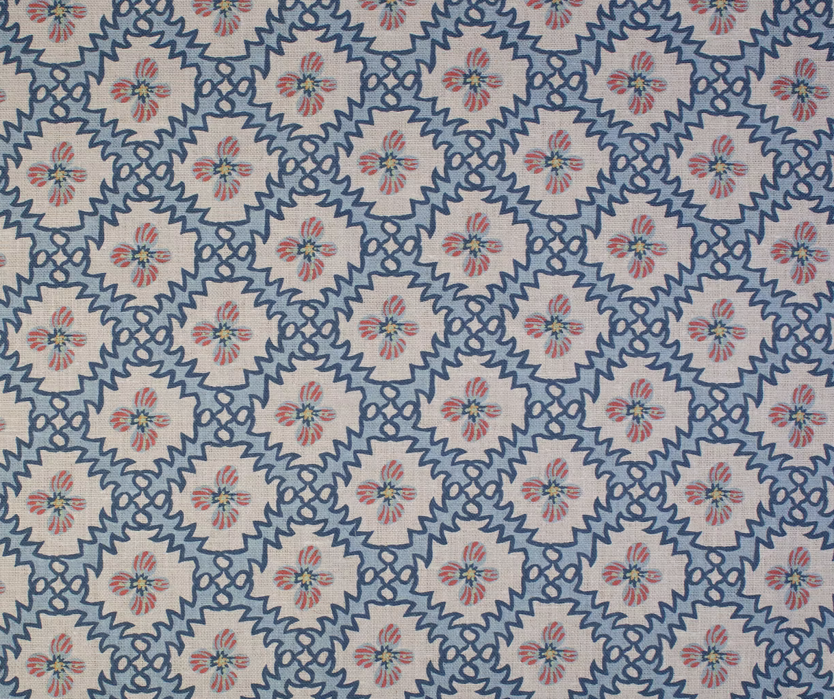 Upholstered Seagrass Ottoman