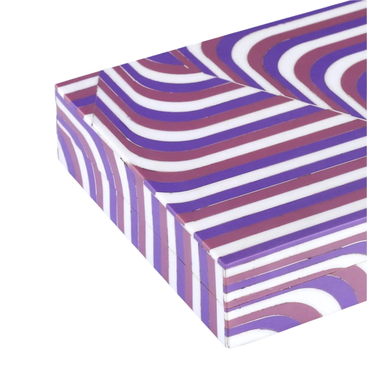 Resin Inlay Box Purple
