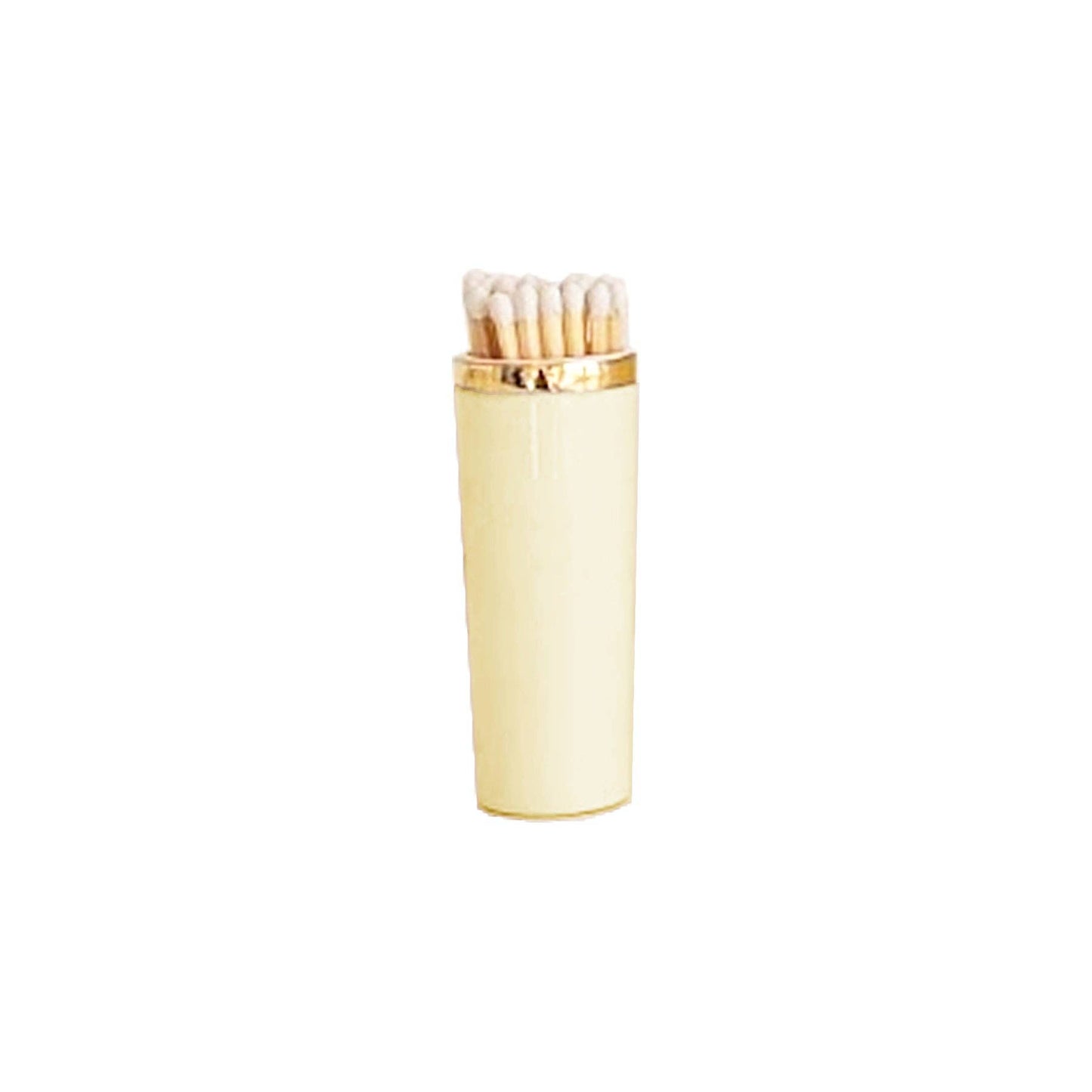 Solid Match Holder/ Striker with Gold Accent: French Blue