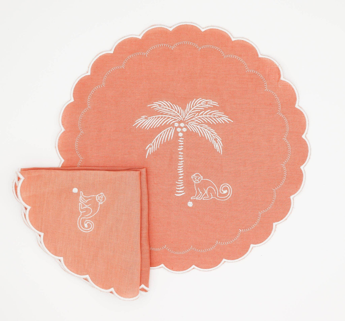 Salmon Sunset Simia Napkin - Set of 4