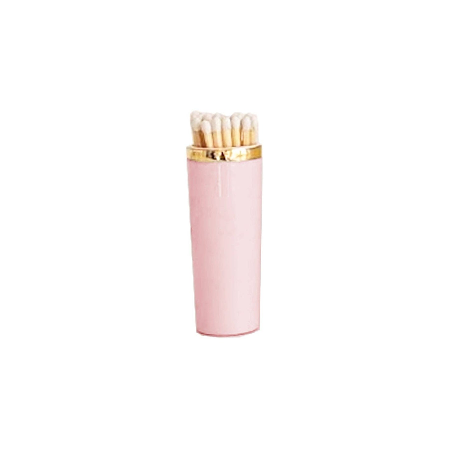 Solid Match Holder/ Striker with Gold Accent: French Blue