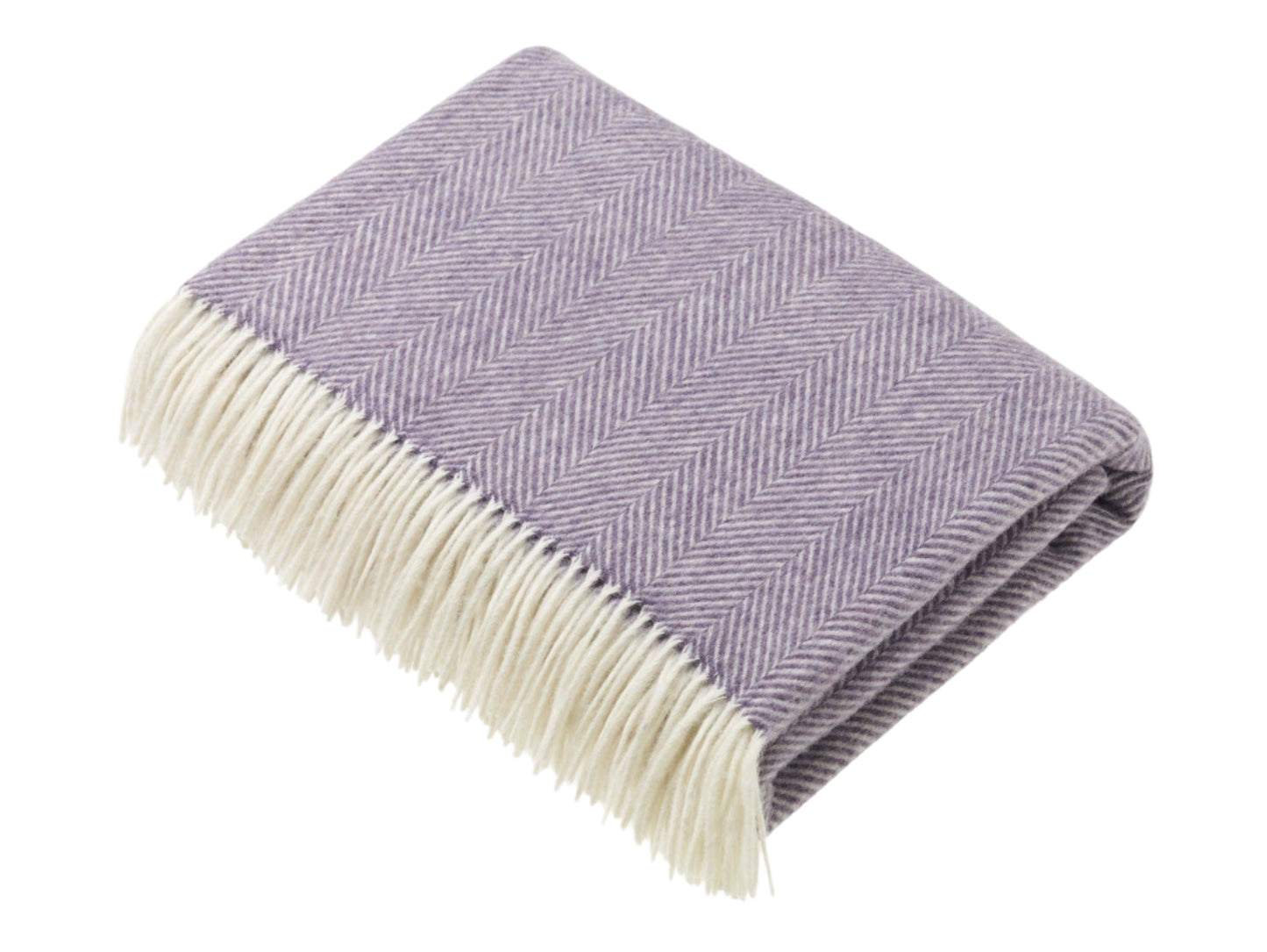 Merino Lambswool Throw-Cerise