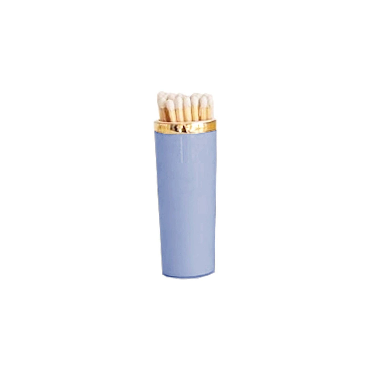 Solid Match Holder/ Striker with Gold Accent: Sea Glass