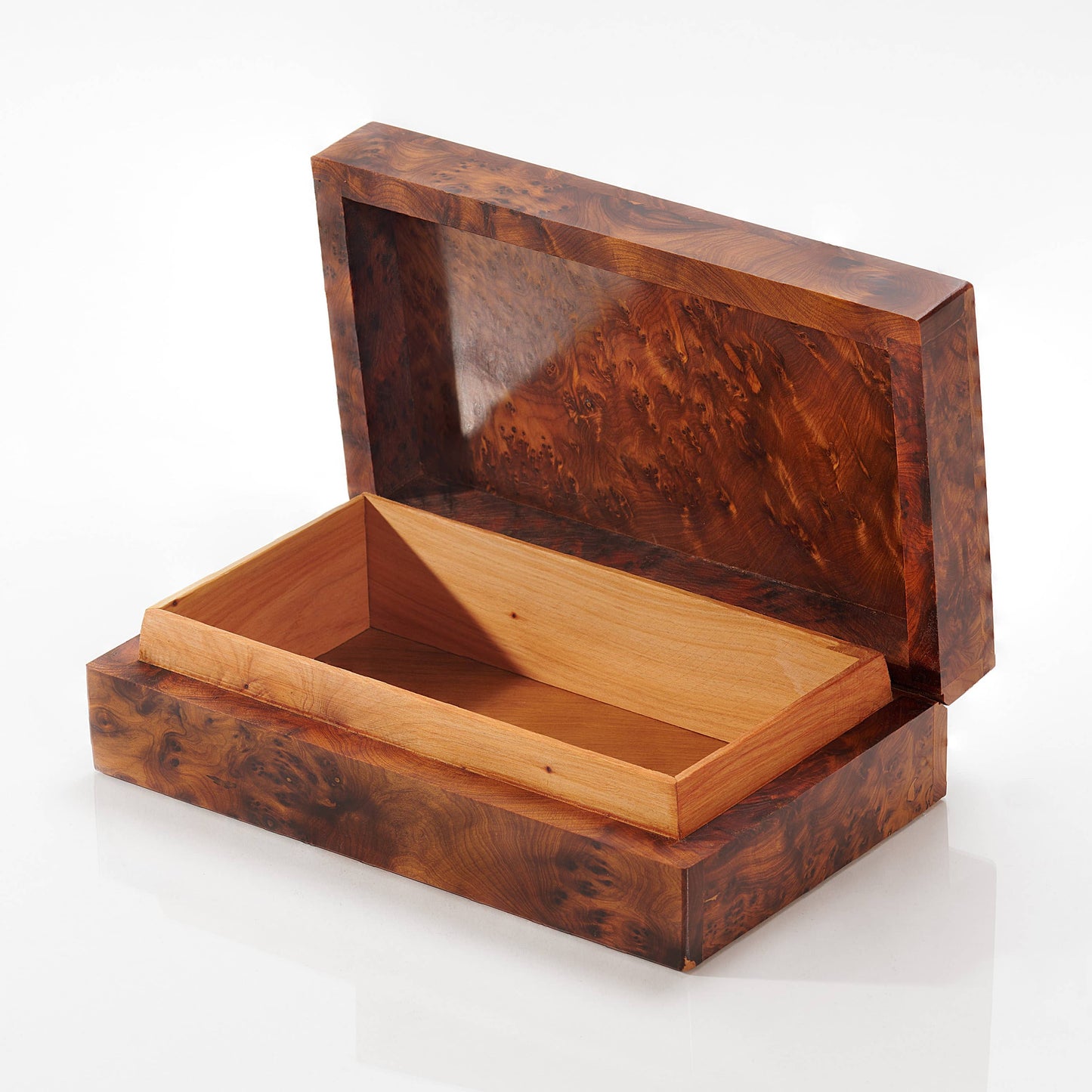 Burl Wooden Keepsake Box