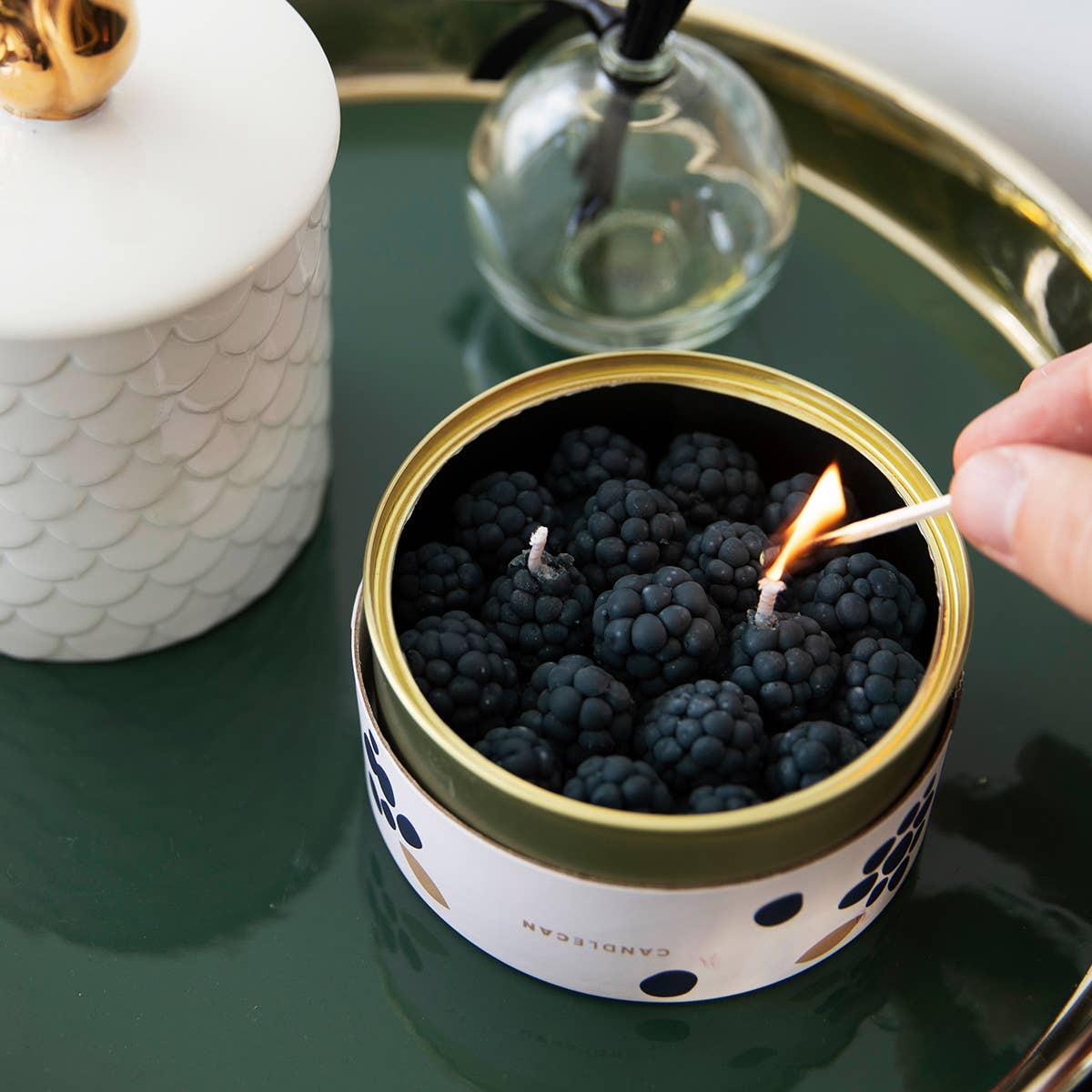 CandleCan Tin Candle - Blackberry (Scented)
