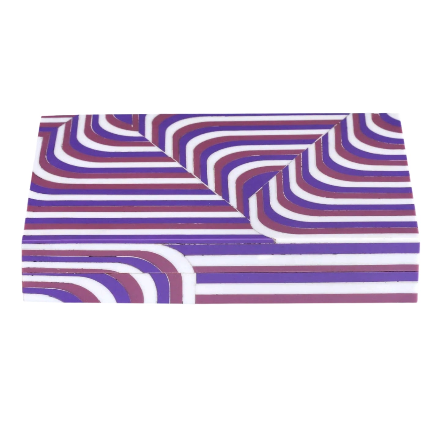 Resin Inlay Box Purple