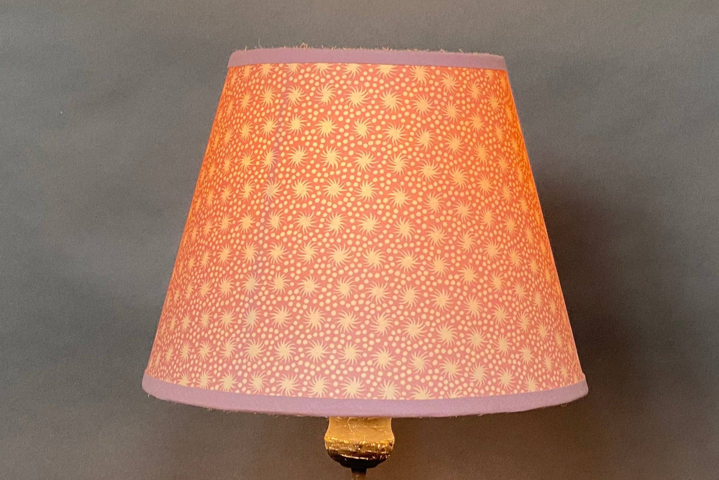 Pink Paper Lampshade 6 in.