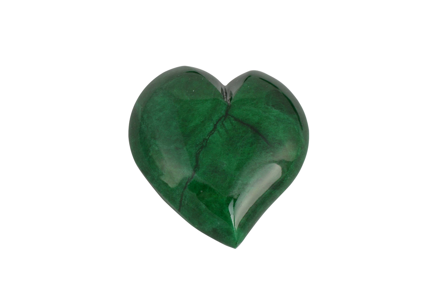 Green Alabaster Heart