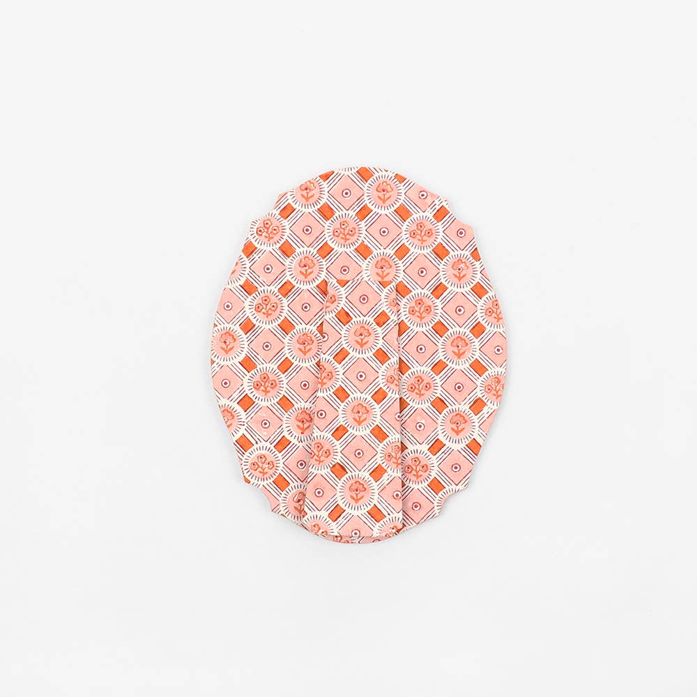 OVAL TABLE TOP PICTURE FRAME - SPRING BLOOM ORANGE