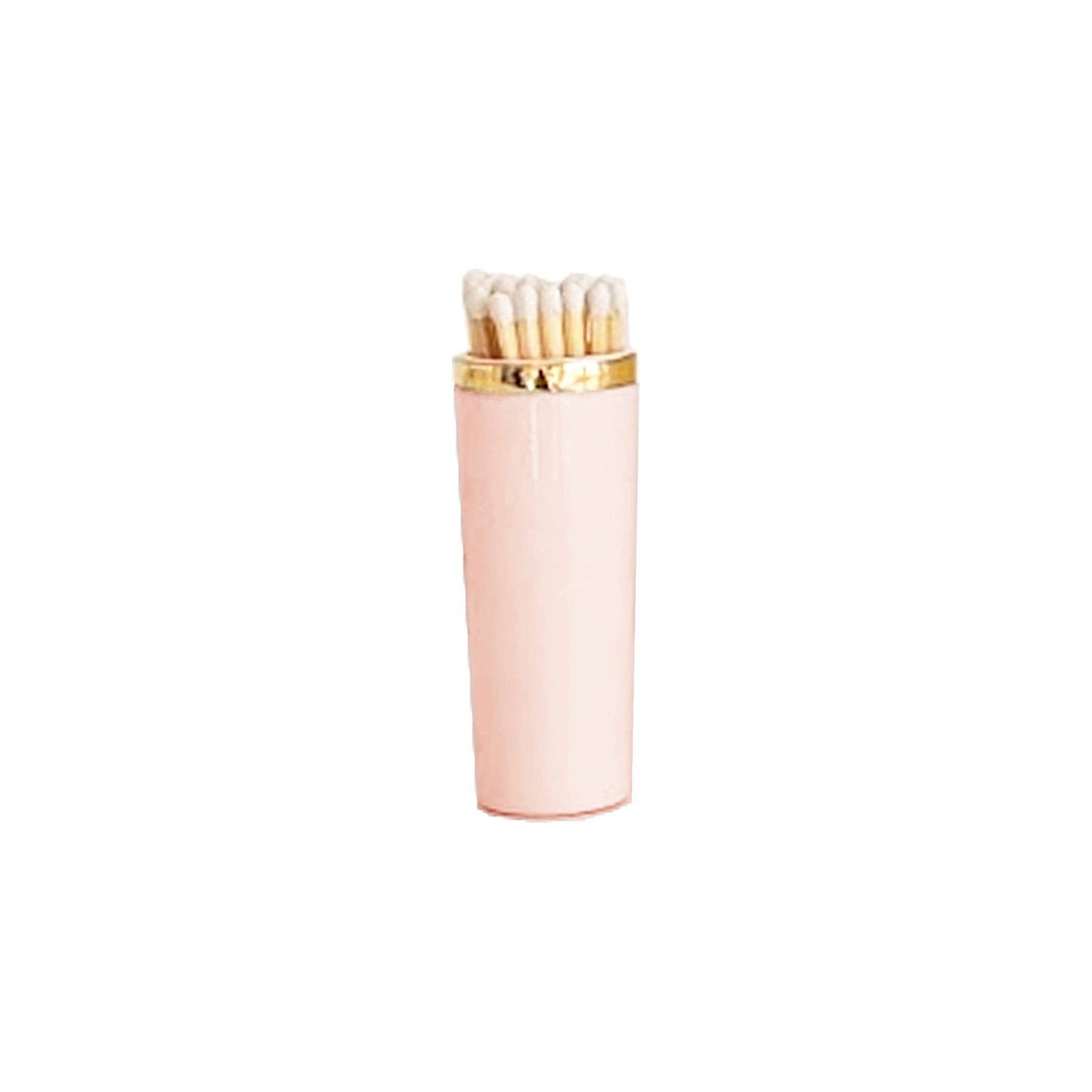 Solid Match Holder/ Striker with Gold Accent: French Blue