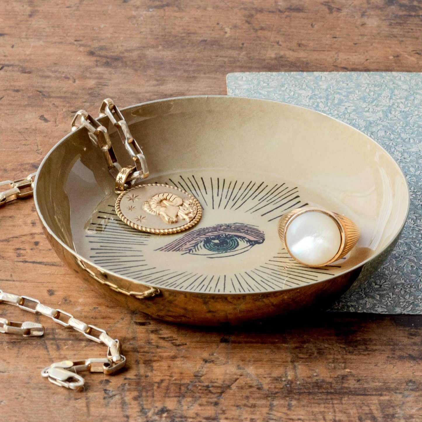 Eye Small Enamel Tray