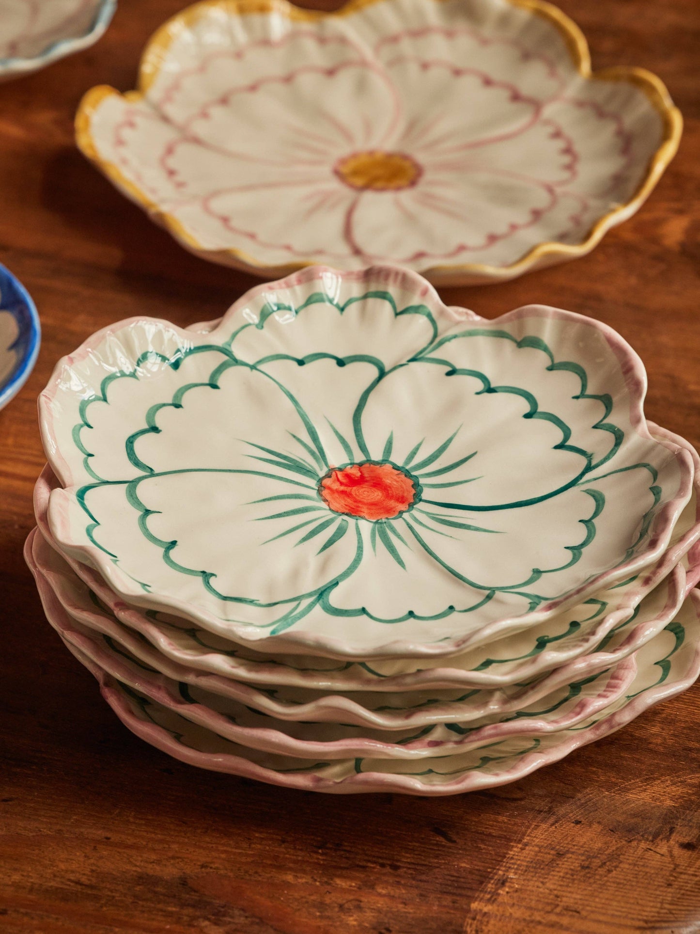 Ceramic Flower Side Plate
