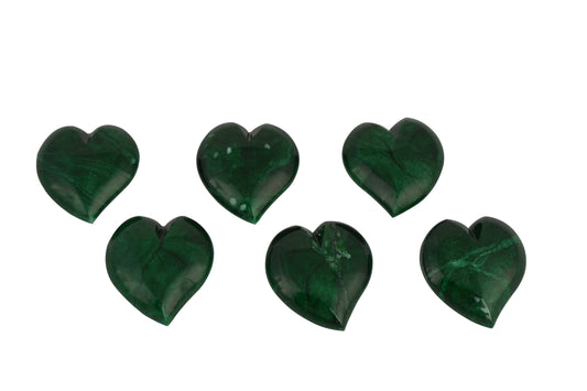 Green Alabaster Heart