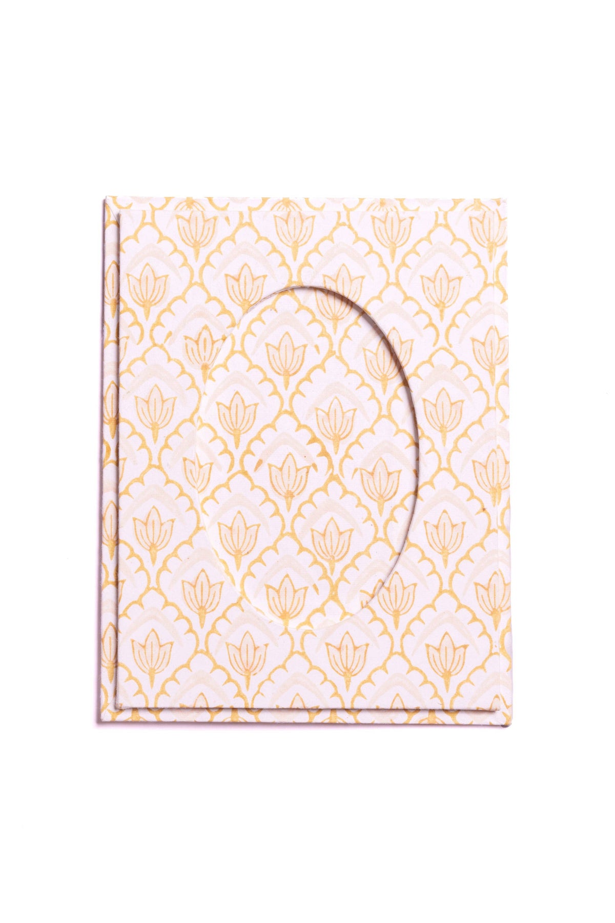 Desert Sand Blockprint Tulip Picture Frame - 4x6