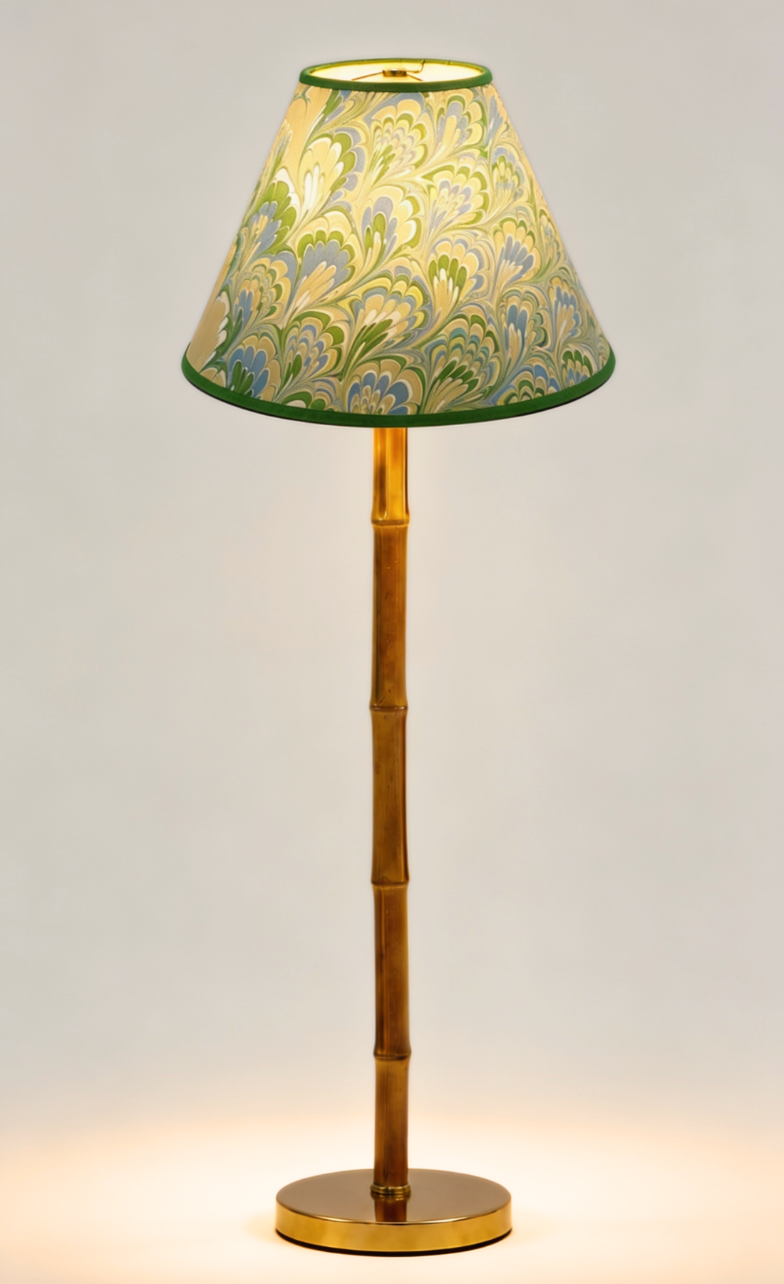 Seaglass Peacock Marbled Lampshade - 16"