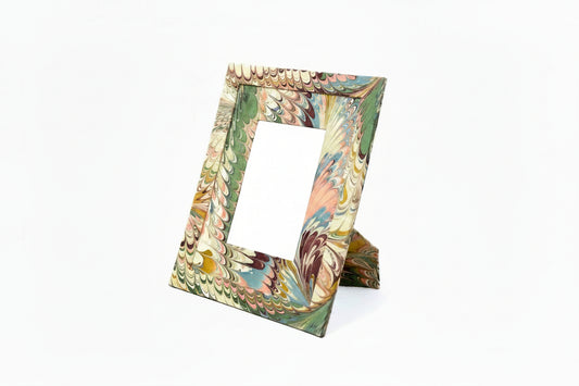 Flatiron Feathers Marbled Picture Frame - 5x7
