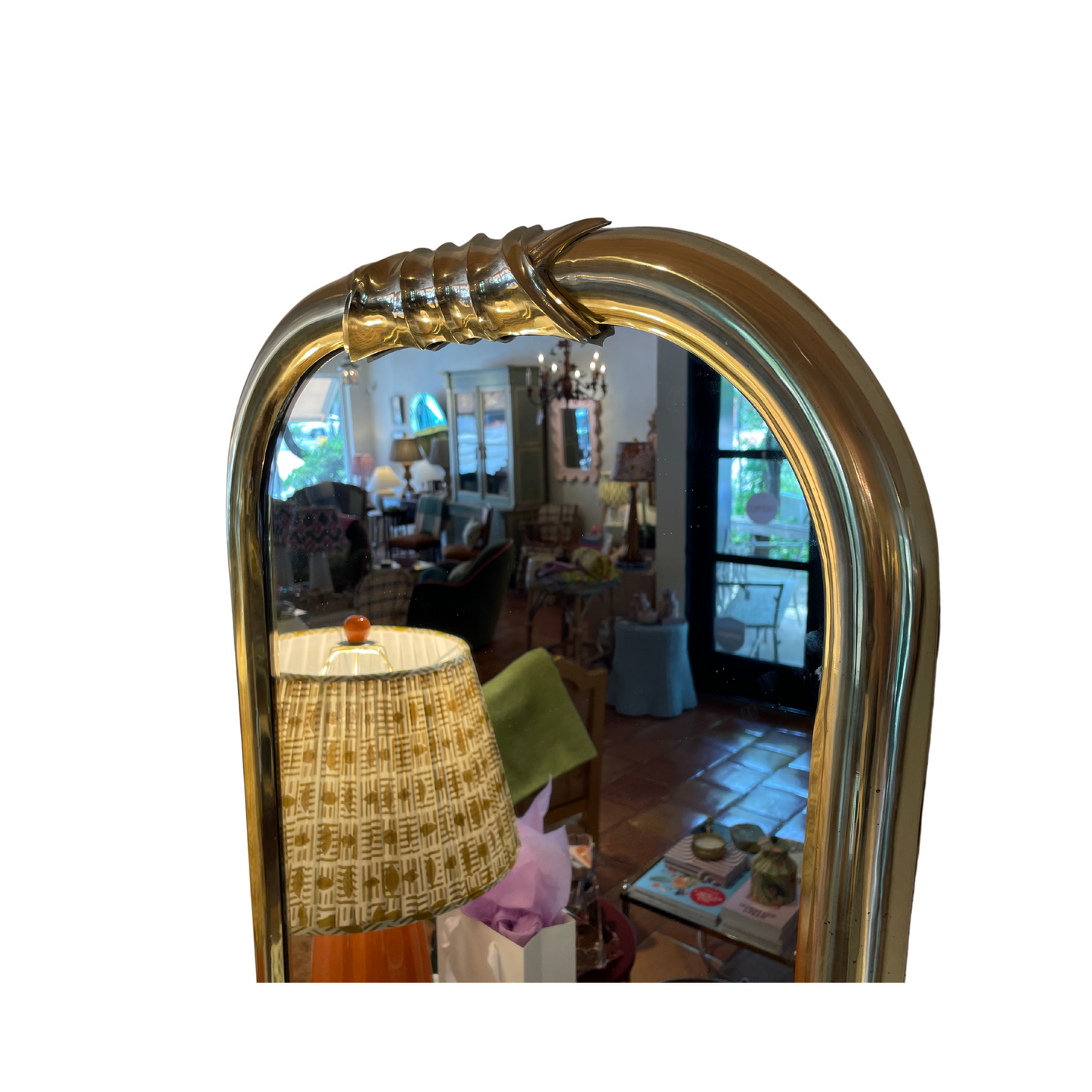 Brass Mirror