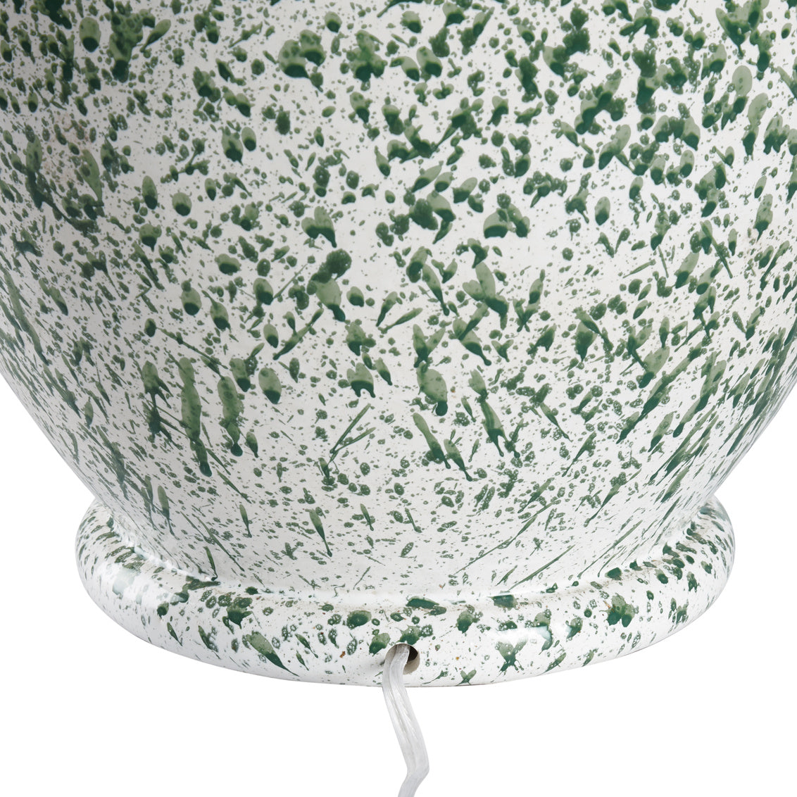 Green Spatter Lamp