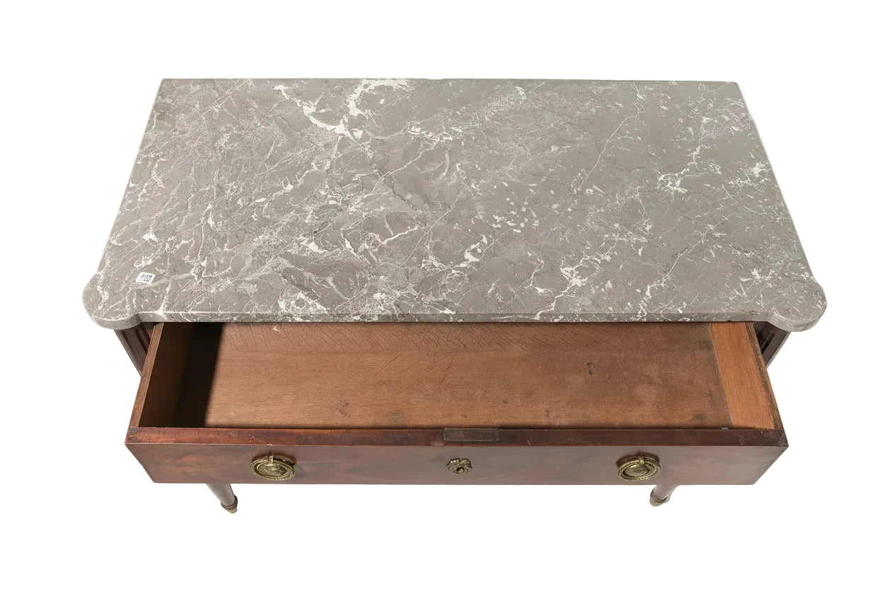 Petite Marble Top Louis XVI Chest